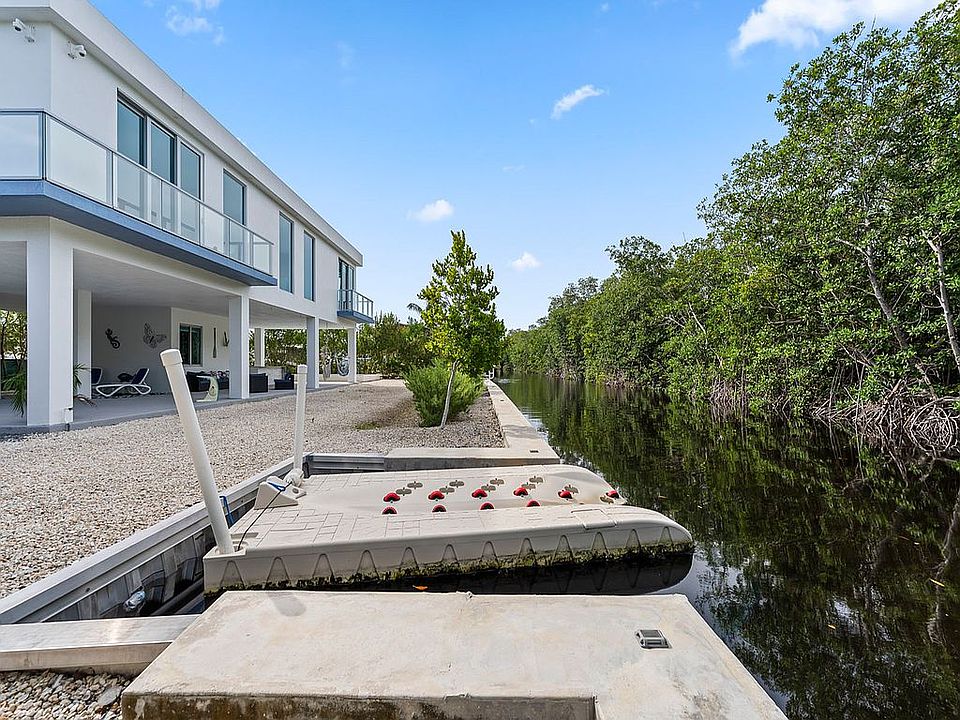 Concrete dock and canal